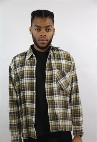 VINTAGE 90'S FLANNEL CHECK SHIRT