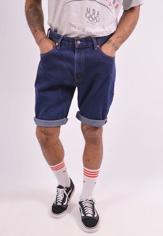 LEVI'S MENS VINTAGE DENIM SHORTS W36 BLUE 90S