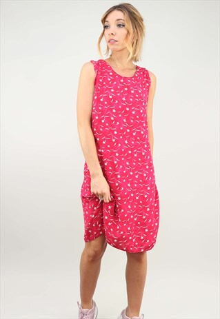 VINTAGE 90S FLORAL PATTERNED SUMMER DRESS