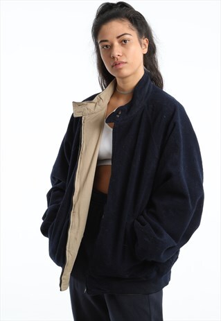 90S POLO RALPH LAUREN FLEECE REVERSIBLE JACKET