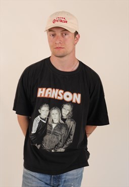 90s Vintage Hanson mmmbop boy band tshirt 