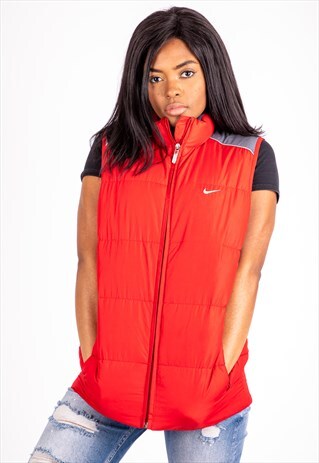 VINTAGE NIKE GILLET PUFFER JACKET MJ142