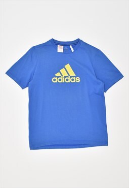 Vintage 00's Y2K Adidas T-Shirt Top Blue