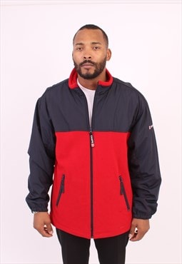 Men's Vintage chaps navy/red fleece jacket