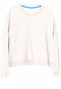 Grey Adidas Mesh Bottom Sweatshirt  - XLarge