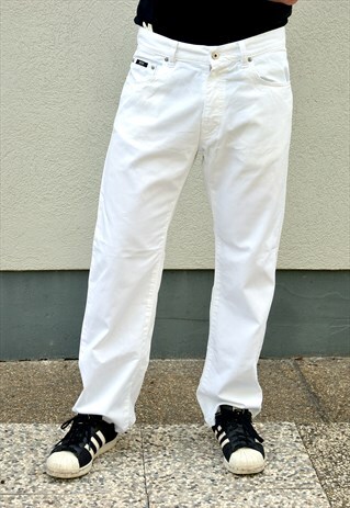 boss white jeans