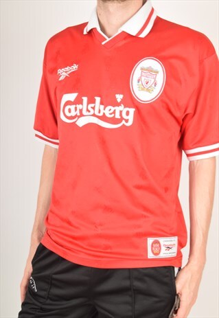 VINTAGE REEBOK FOOTBALL SHIRT LIVERPOOL '96-'98 (2997)