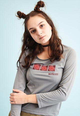 Y2K NEUTRAL KITSCH TEEN PARTY TOP