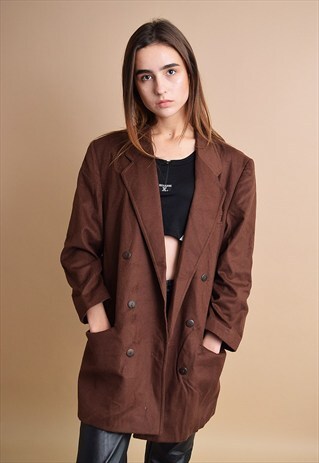 90'S RETRO SCANDI CLASSIC CUT MINIMALIST OVERSIZED JACKET