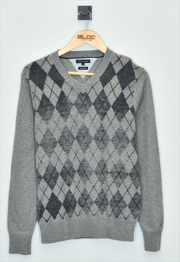 Vintage Women's Tommy Hilfiger Sweater Grey Medium