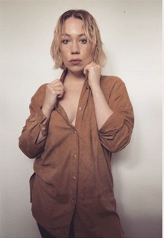 70S VINTAGE LEATHER SHIRT