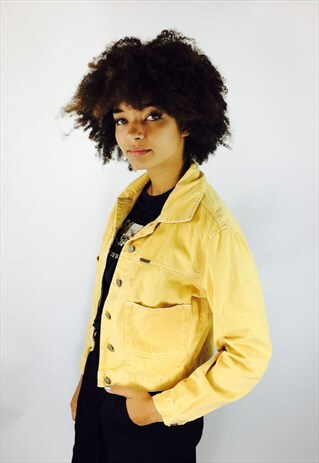 VINTAGE CROPPED CALVIN KLEIN DENIM JACKET