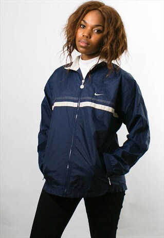 NIKE ZIP UP WINDBREAKER JACKET, BOMBER WATERPROOF