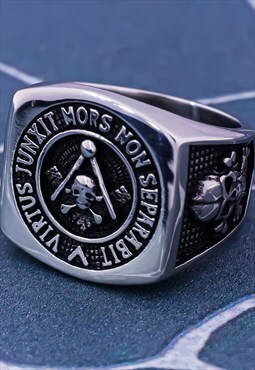 Mens Scottish Rite Masonic Ring Womens Rings Thick Ring