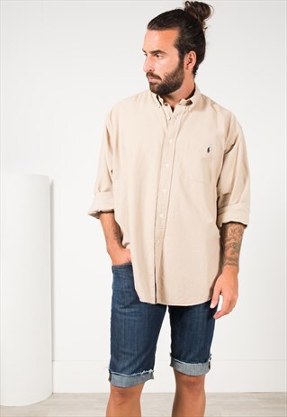 VINTAGE 80S POLO RALPH LAUREN SHIRT/ S4183