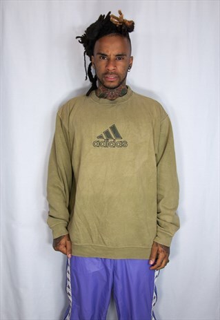 ADIDAS EMBROIDED VINTAGE SWEATSHIRT
