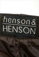 HENSON & HENSON VINTAGE MEN W34 L34 REGULAR STRAIGHT LEATHER
