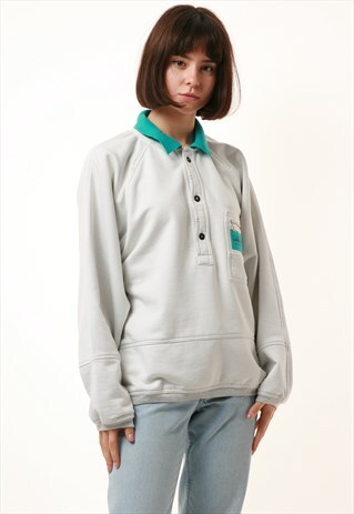 90S VINTAGE OLDSCHOOL PATTERN SWEATSHIRT JUMPER 16031