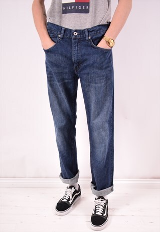 LEVI'S 559 MENS VINTAGE JEANS W34 L32 BLUE 90S