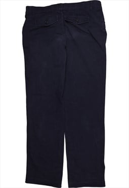 Vintage 90's Lee Trousers / Pants Straight Leg Baggy Navy