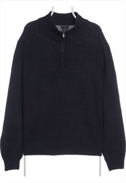 Vintage 90's Calvin Klein Sweatshirt Quarter Zip Knitted