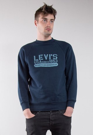 LEVI'S 90'S NAVY SWEATSHIRT