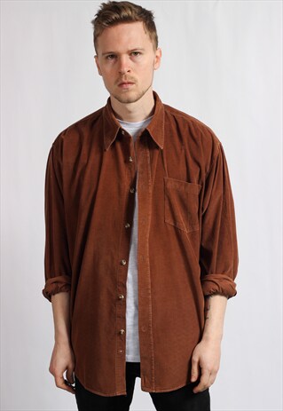 VINTAGE OVERSIZED CORDUROY SHIRT