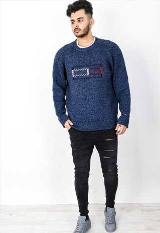 VINTAGE TOMMY HILFIGER KNITTED JUMPER