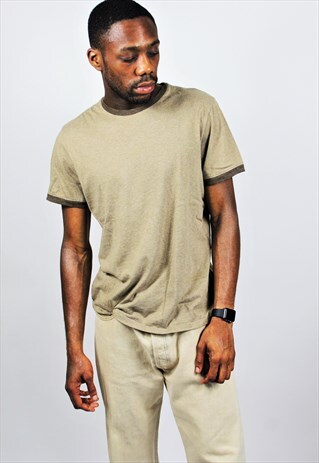 RETRO / 90'S / BROWN T-SHIRT