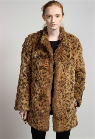 VINTAGE FAUX FUR JACKET