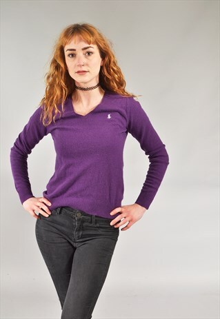VINTAGE RALPH LAUREN PURPLE JUMPER