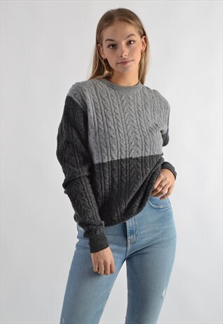 GREY JACK WILLS CABLE KNIT JUMPER GJ4717