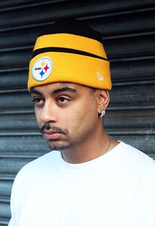 VINTAGE NFC STEELERS FOOTBALL STRIPED HAT
