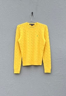 Ralph Lauren Sport Yellow Knitted Jumper