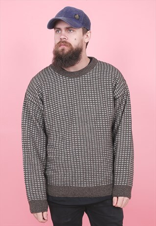 VINTAGE CHECK PATTERNED JUMPER /R2010