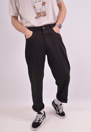 VINTAGE ARMANI SUIT TROUSERS GREY