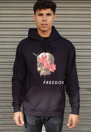 BLACK WREATH HOODIE