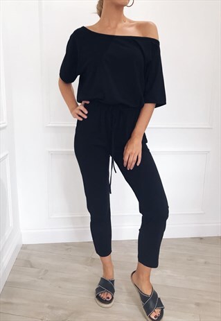 BLACK TALLY JUMPSUIT