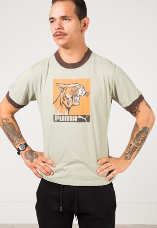 VINTAGE 80'S PUMA SPORT T-SHIRT / S0304
