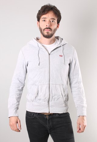 VINTAGE LEVIS ZIP UP HOODIE SMALL