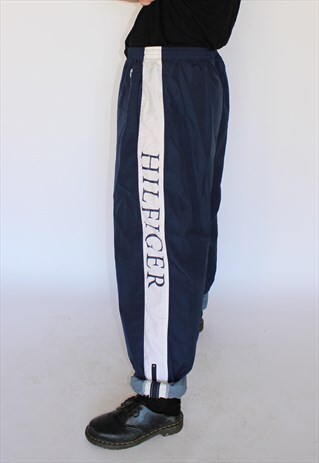 TOMMY 90S SPORTS JOGGER TRACK PANTS