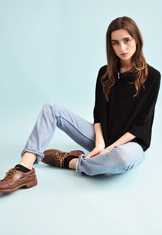90'S RETRO MINIMALIST GRUNGE OVERSIZED BLOUSE TOP