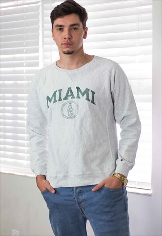 VINTAGE CHAMPION SWEATSHIRT JUMPER LOGO 90S XL 17.9