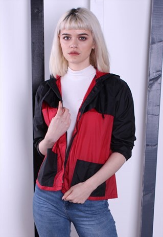 VINTAGE 90S SHELL JACKET/WINDBREAKER. UNISEX SPORTSWEAR.