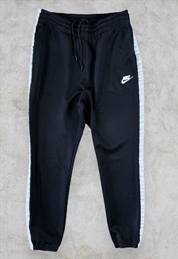 Black Nike Sweatpants Joggers Striped Men's Medium