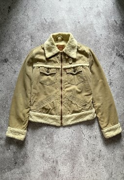 Vintage Levi's Sherpa Suede Velvet Bomber Jacket