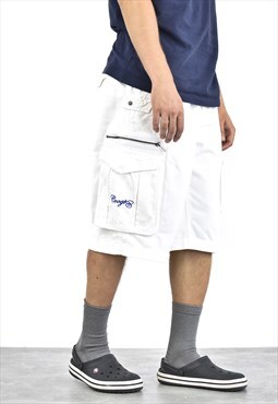 Vintage Coogi Cargo White Shorts