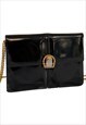 Vintage Celine bag made of black patent leather