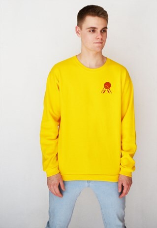 YELLOW SUNSET (RED) SWEATSHIRT
