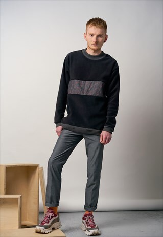 STRIPTEASE BLACK FLEECE